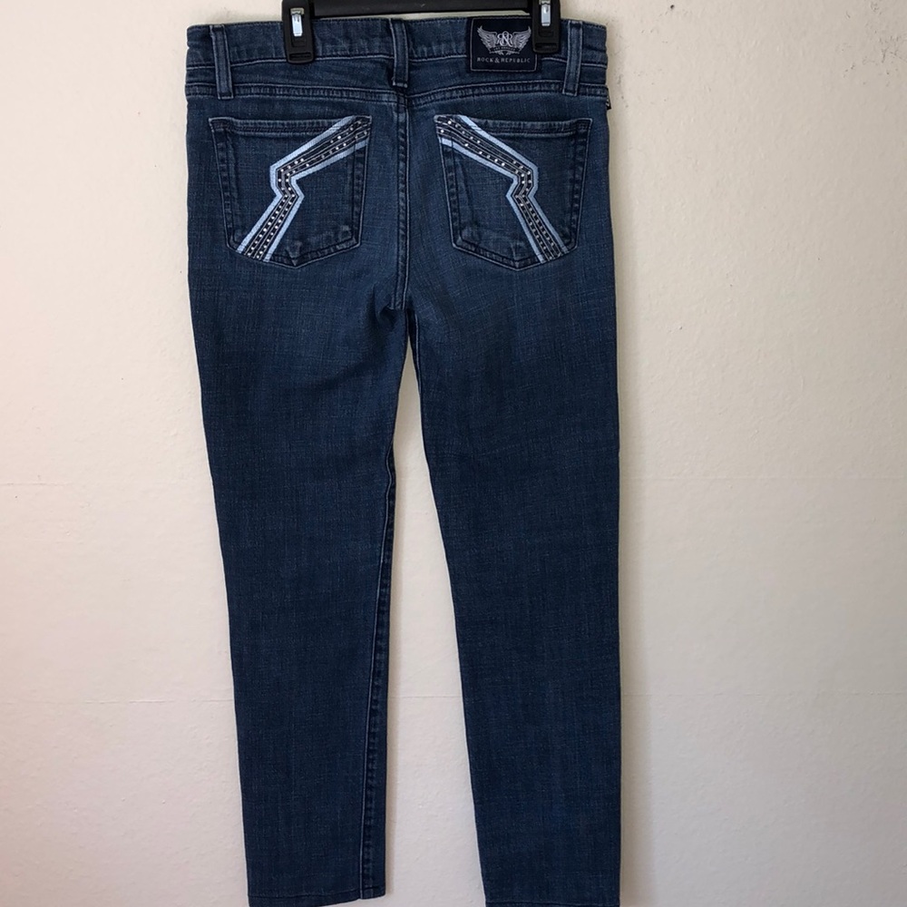 Rock & Republic skinny R Stitch  ankle petite